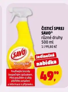 Penny Market Savo čisticí sprej nabídka