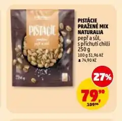 Penny Market Pistácie pražené mix naturalia nabídka