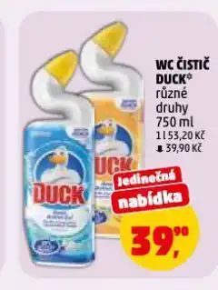 Penny Market Duck wc čistič nabídka