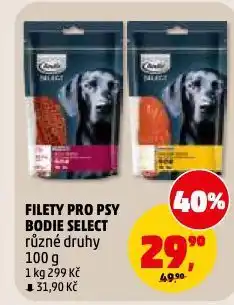 Penny Market Bodie select filety pro psy nabídka