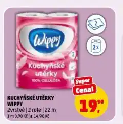 Penny Market Wippy kuchyňské utěrky nabídka
