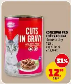 Penny Market Louisa konzerva pro kočky nabídka