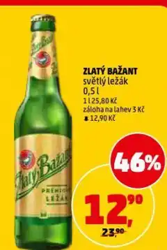 Penny Market Pivo zlatý bažant nabídka