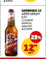 Penny Market Pivo gambrinus nabídka