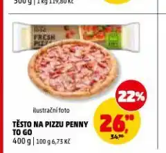 Penny Market Těsto na pizzu nabídka