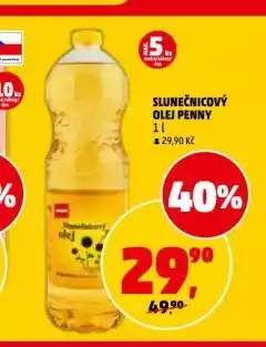 Penny Market Slunečnicový olej nabídka