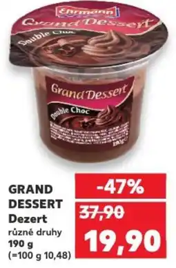 Kaufland GRAND DESSERT Dezert nabídka