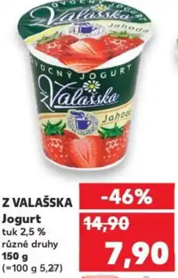 Kaufland Z VALAŠSKA Jogurt tuk 2,5% nabídka
