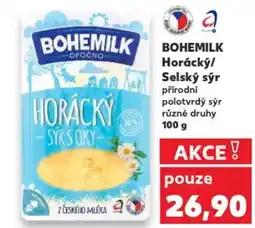 Kaufland BOHEMILK Horácký/ Selsky syr nabídka