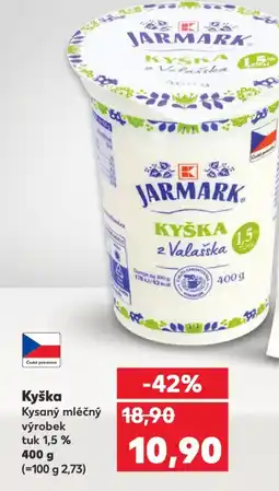 Kaufland Kyška Kysaný mléčný výrobek tuk 1,5 % nabídka