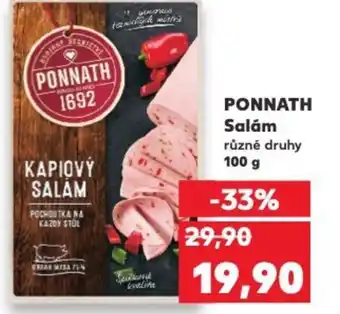 Kaufland PONNATH Salám nabídka