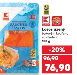 Kaufland Losos uzený bukovým kouřem, za studena nabídka