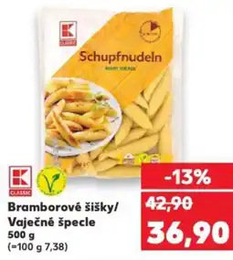 Kaufland Bramborové šišky/ Vaječné špecle nabídka