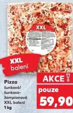 Kaufland Pizza šunková/ šunkovo- žampionová nabídka