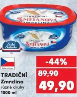 Kaufland TRADIČNÍ Zmrzlina nabídka