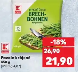 Kaufland Fazole krájené nabídka