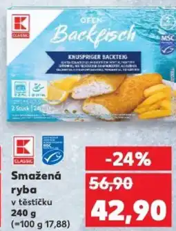 Kaufland Smažená ryba v těstíčku nabídka
