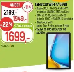 Globus Tablet 20 WIFI 4/64GB nabídka