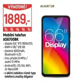 Globus Mobilní telefon AS6700BK nabídka