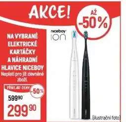 Globus Na vybrané elektrické kartáčky a náhradní hlavice Niceboy nabídka