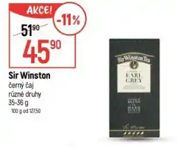 Globus Sir Winston černý čaj nabídka