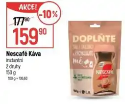Globus Nescafé Káva nabídka