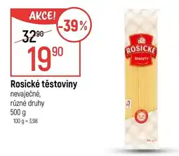 Globus Rosické těstoviny nabídka