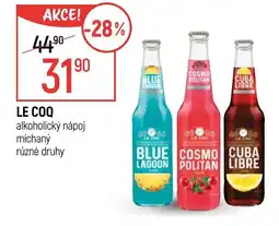 Globus LE COQ alkoholický nápoj nabídka