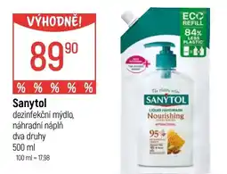 Globus Sanytol dezinfekční mýdlo nabídka