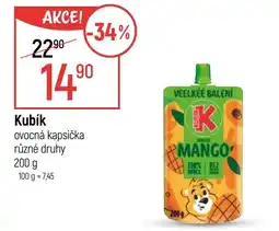 Globus Kubík ovocná kapsička nabídka