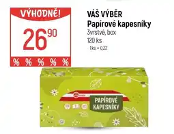 Globus VÁŠ VÝBĚR Papírové kapesníky nabídka