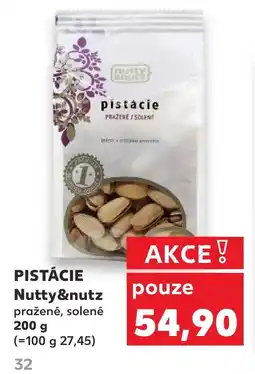 Kaufland PISTÁCIE Nutty&nutz nabídka