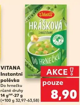 Kaufland VITANA Instantní polévka nabídka