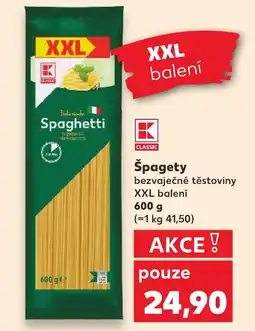 Kaufland Špagety nabídka