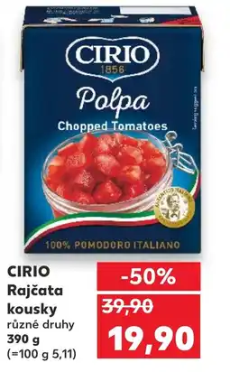 Kaufland CIRIO Rajčata kousky nabídka
