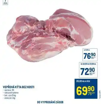 Vepřová kýta bez kosti