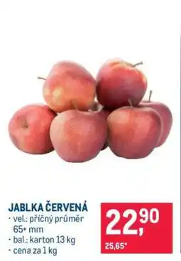 Makro Jablka červená nabídka
