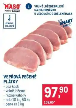Makro VEPŘOVÁ PEČENĚ PLÁTKY nabídka