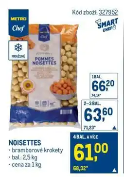 Makro Noisettes nabídka