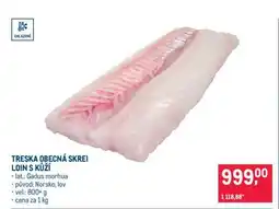 Makro TRESKA OBECNÁ SKREI LOIN S KŮŽÍ nabídka
