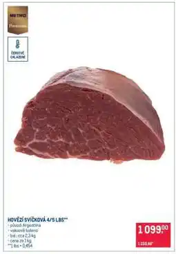 Makro Hovězí svíčková 4/5 lbs nabídka