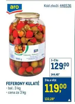Makro Feferony kulaté nabídka