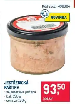 Makro JEŠTŘEBICKÁ PAŠTIKA nabídka