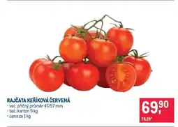 Makro Rajčata keříková červená nabídka