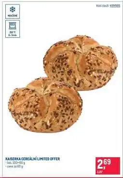 Makro KAISERKA CEREÁLNÍ LIMITED OFFER nabídka