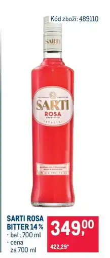 Makro SARTI ROSA BITTER 14 % nabídka