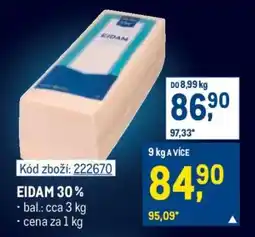 Makro Eidam 30 % nabídka
