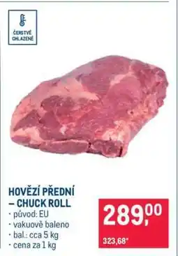 Makro Hovězí přední chuck roll nabídka