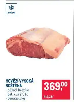 Makro Hovězí vysoká roštěná nabídka