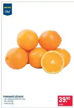 Makro Pomeranče džusové nabídka